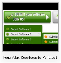Menus Desplegables Web 2 0 icon horizontal menu html