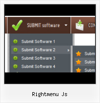 Vertical Hover Menu free rounded corner dropdown menu