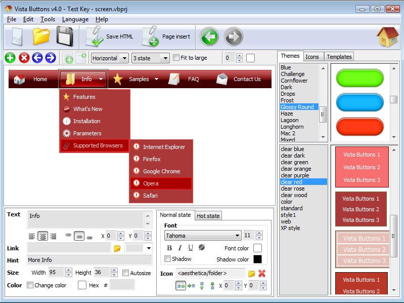 JavaScript Menu Builder 1.0 full