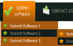 Javascript Link Submenu Sample Code javascript verical slide menu