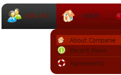 Css Menu Horizontal Con Html Desplegable layer menu java