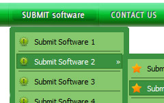 image slidesow on mouse over menu Horizontal Menu Tab Css Template