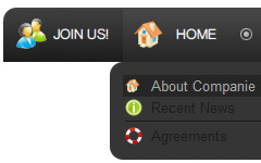 expanding menu js submenu horizontal Java Menu Bar