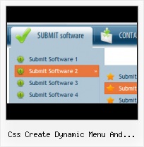 Free Dynamic Menus With Php Templates javascript horizontal menu submenu styling