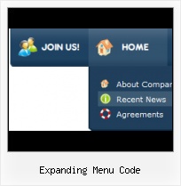 Mouseover Javascript Menu folding menu free template