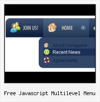Gratis Popup Menu Javascript toggle vertical slide menu example