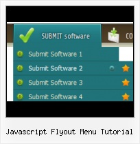 Windows Vista Javascript Menu blue glossy vertical menu example