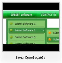 Javascript Submenu Slide button clock swf menu template sample