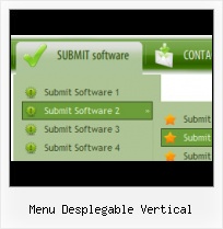 Crear Menues drop down menu with large image