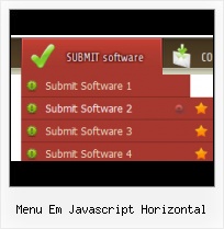 Javascript Menu Select high quality css horizontal menu